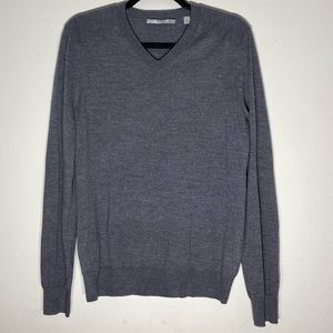 VINCE**Fine Wool Knit Gray Sweater**Small $275